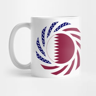 Qatari American Multinational Patriot Flag Series Mug